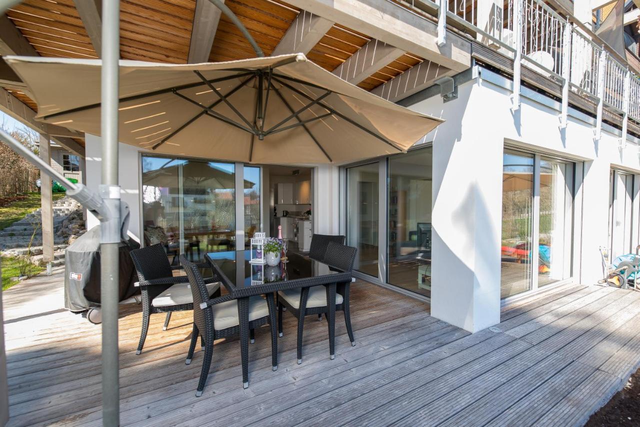 Helle Wohnung Mit Bergblick & Eigener Terrasse Bad Tolz Ngoại thất bức ảnh